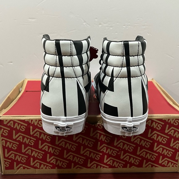 Vans SK8 Hi, Classic Tumble, VNOA38GEUBC, Black & White - Picture 12 of 12